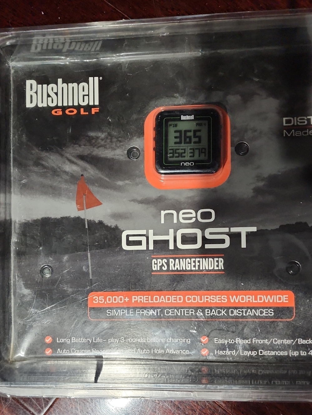 Bushnell Neo Ghost Golf Rangefinder GPS  Black BRAND NEW IN PACKAGE
